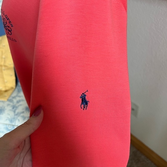 GUC Polo Ralph Lauren Coral Sweatshirt 2017 US Open Size M - Picture 3 of 6